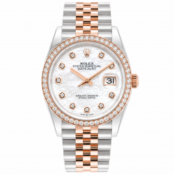 Rolex Datejust Everose MOP 36MM 126281RBR Factory Diamond Watch